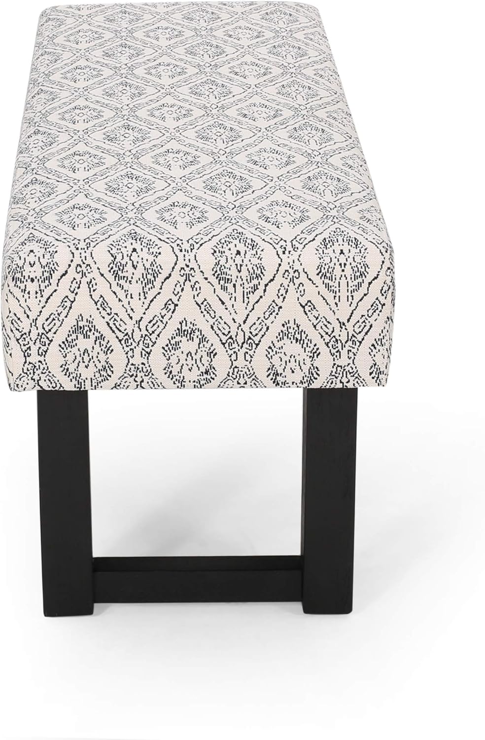 Christopher Knight Home® Ashford Black Print Boho Fabric Bench for Living Spaces