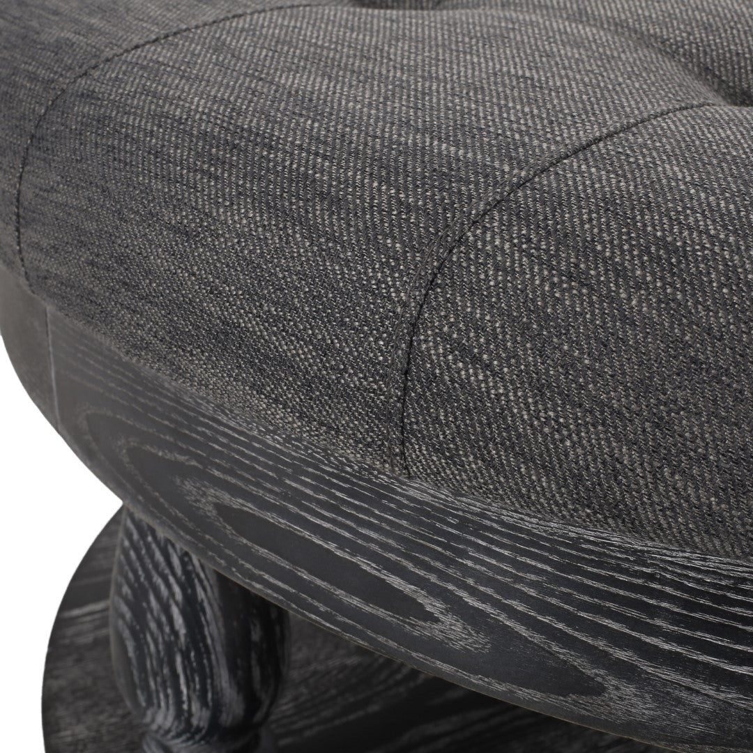 Christopher Knight Home® Contemporary and Stylish Fabric Round Ottoman: A Comfortable and Versatile Addition to Your Living Space