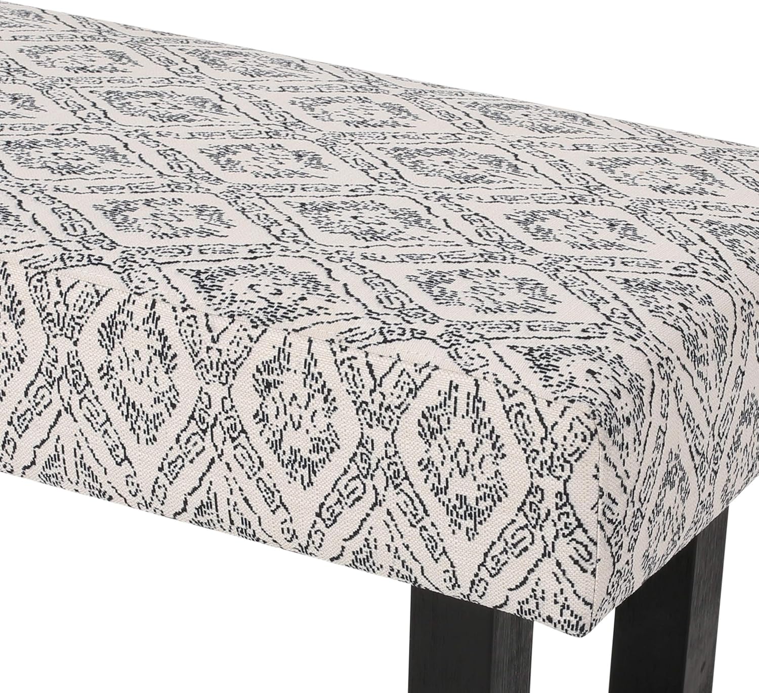 Christopher Knight Home® Ashford Black Print Boho Fabric Bench for Living Spaces