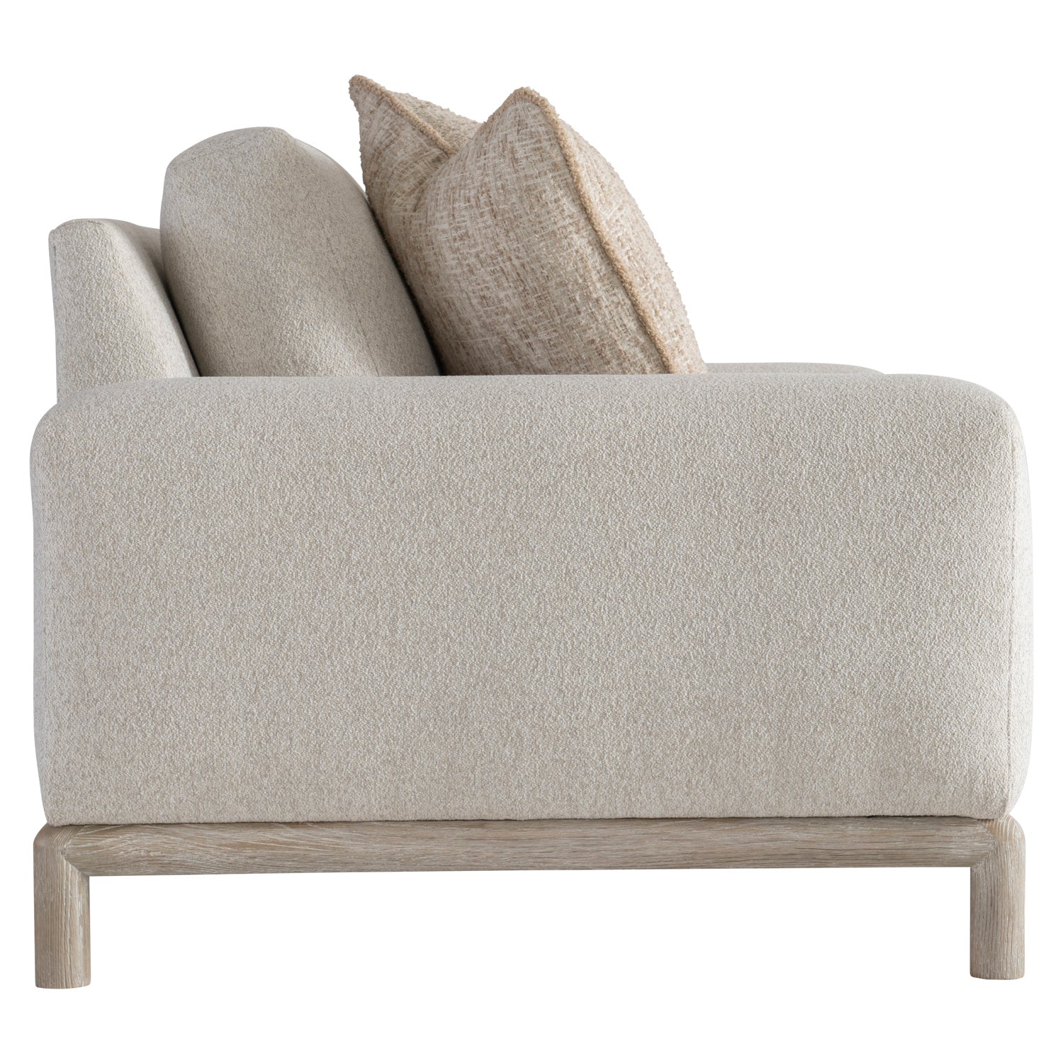 Hadley Oversized Reclining Fabric Armchair with Plush Block Arms and High - Loft Seat, Featuring a Textured Flaxen Finish, Measuring 46.5 Inches in Width