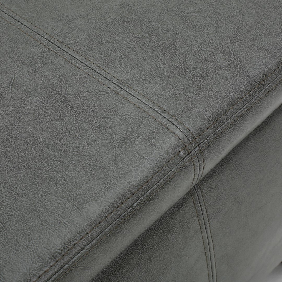Christopher Knight Home® Contemporary Upholstered Glouster Storage Ottoman Version 2 - 51.25 Inches Wide, 17.50 Inches Deep, 16.25 Inches High