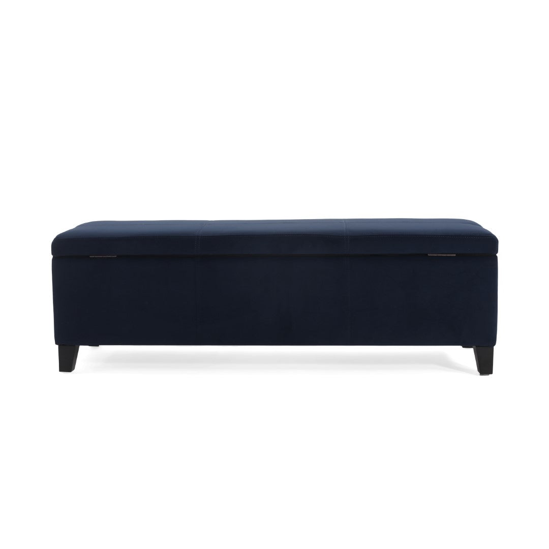 Christopher Knight Home® Contemporary Upholstered Glouster Storage Ottoman Version 2 - 51.25 Inches Wide, 17.50 Inches Deep, 16.25 Inches High