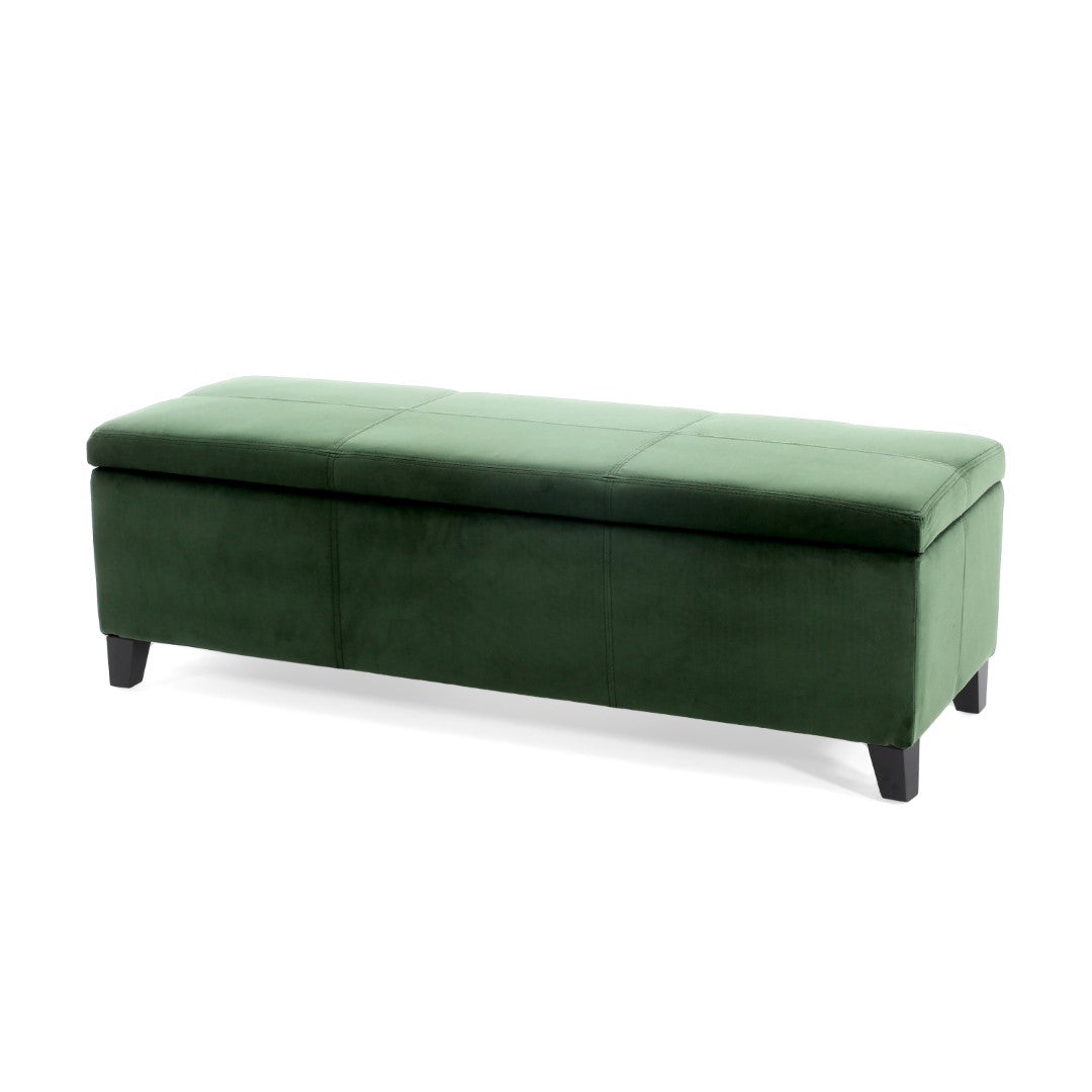 Christopher Knight Home® Contemporary Upholstered Glouster Storage Ottoman Version 2 - 51.25 Inches Wide, 17.50 Inches Deep, 16.25 Inches High