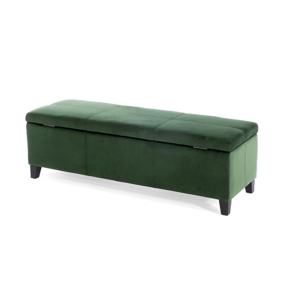 Christopher Knight Home® Contemporary Upholstered Glouster Storage Ottoman Version 2 - 51.25 Inches Wide, 17.50 Inches Deep, 16.25 Inches High