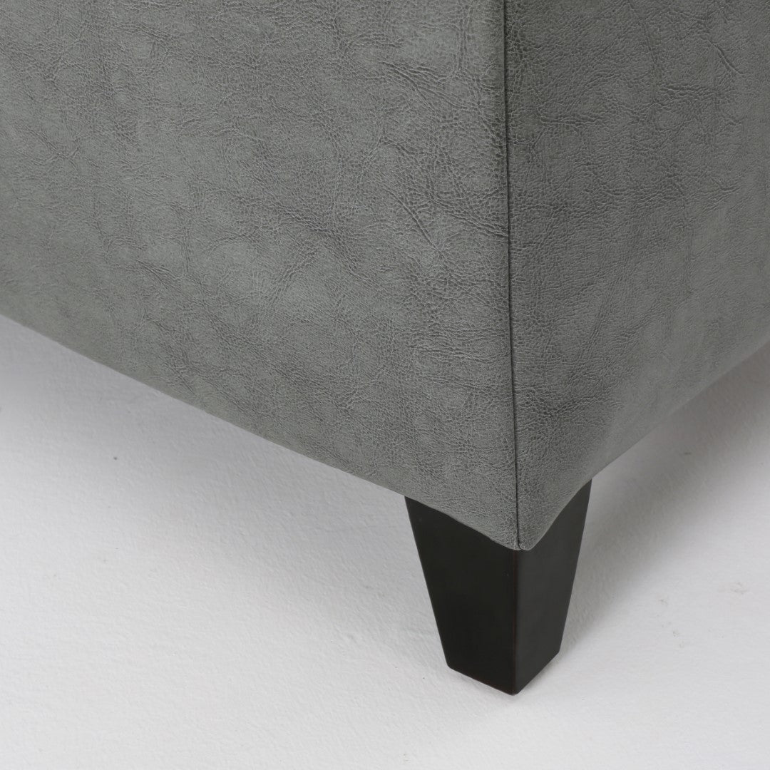 Christopher Knight Home® Contemporary Upholstered Glouster Storage Ottoman Version 2 - 51.25 Inches Wide, 17.50 Inches Deep, 16.25 Inches High