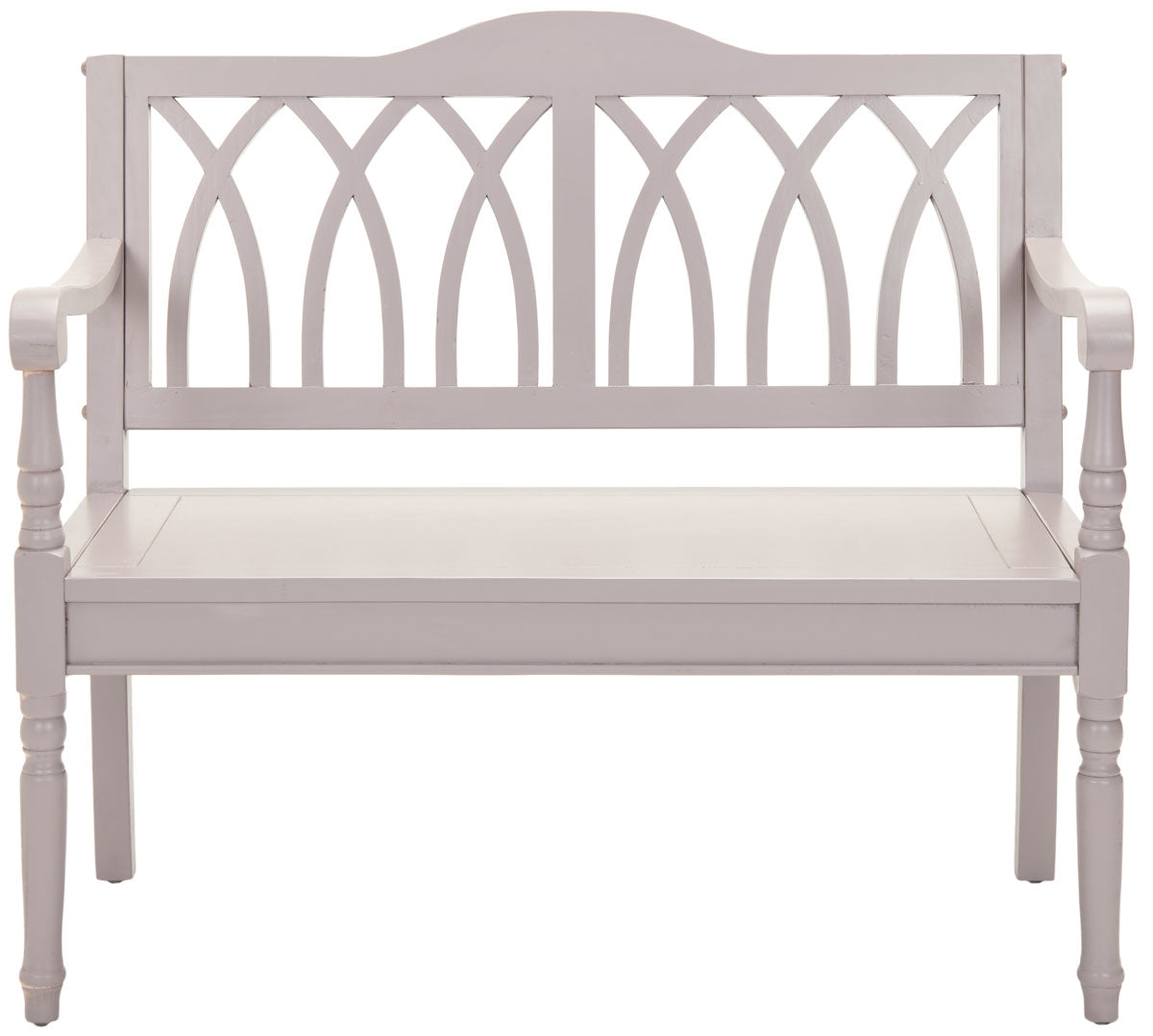 Elegant Benjamin Indoor Gothic-Style Garden Bench for Entryways and Living Rooms