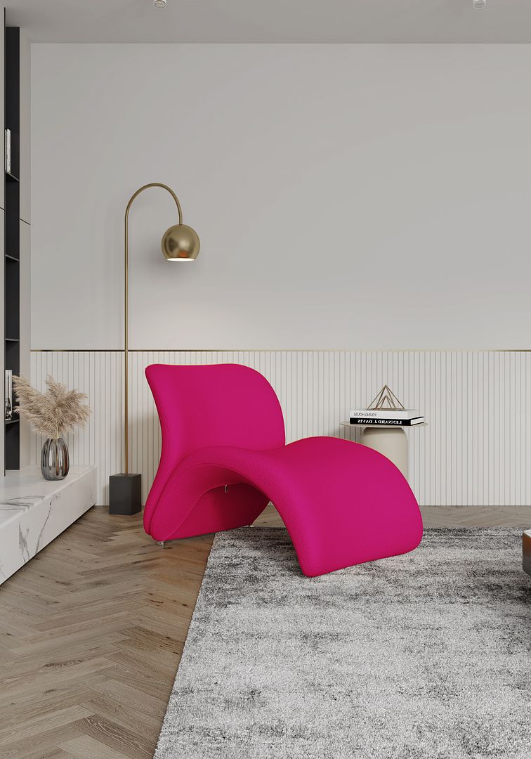 Stylish and Comfortable Rosebud Modern Abstract Design Accent Chair for Enhancing Any Living Space