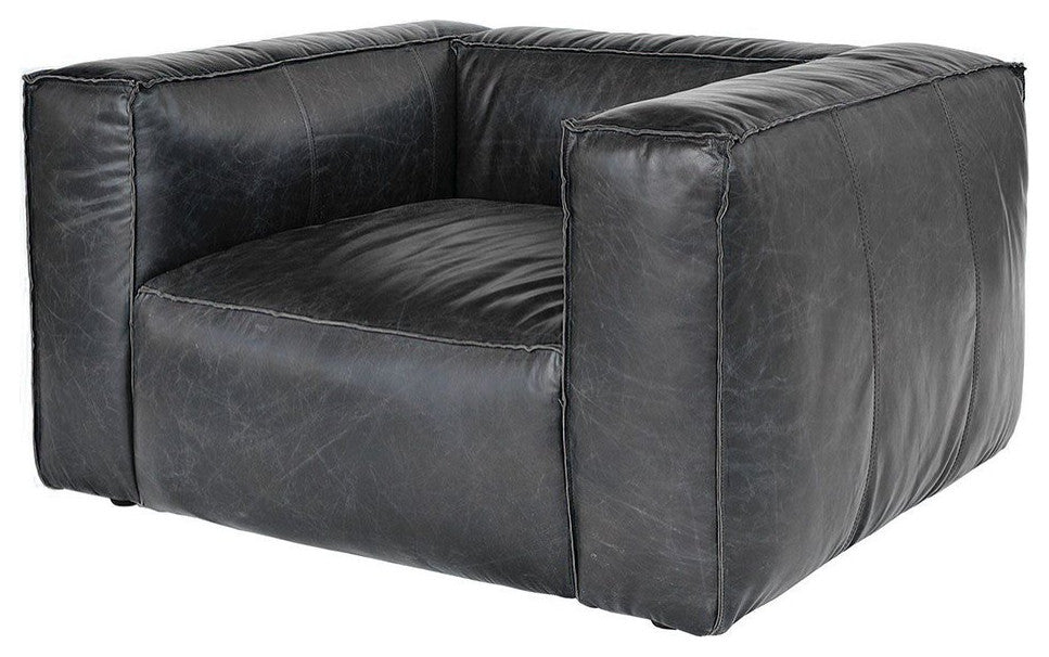 Cooper Modern High - Quality Top Grain Leather Chair with Steel Frame for Exceptional Comfort and Stylish Seating