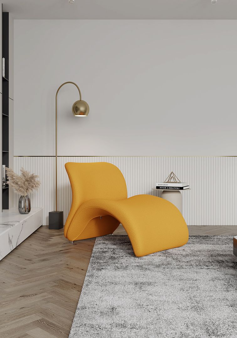 Stylish and Comfortable Rosebud Modern Abstract Design Accent Chair for Enhancing Any Living Space