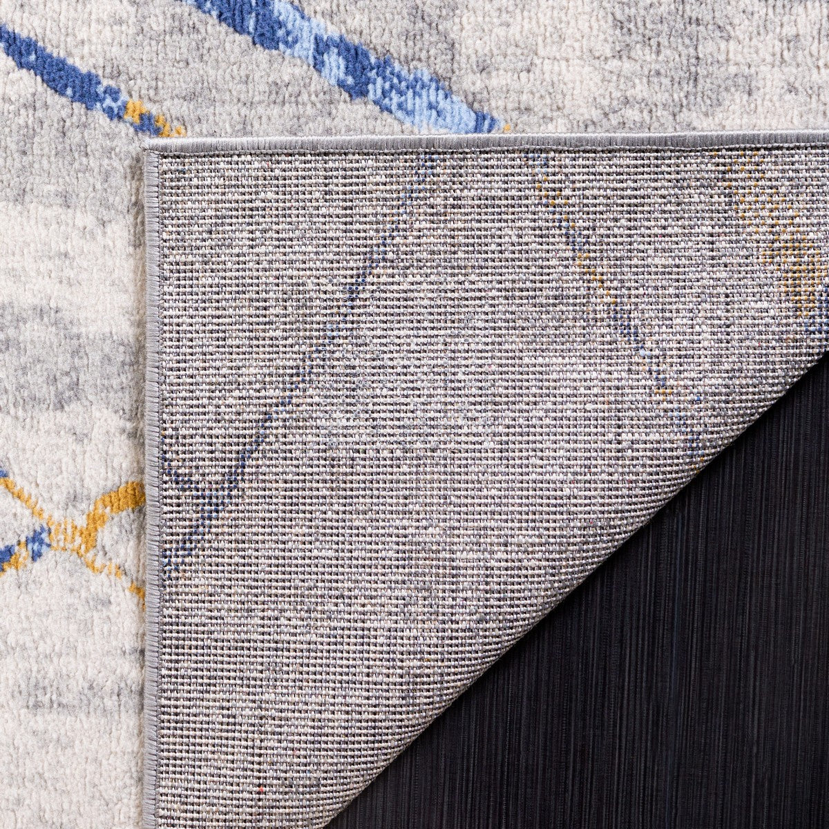 Stylish Modern Power Loomed Area Rug - Durable Polyester & Cotton Blend for Living Spaces