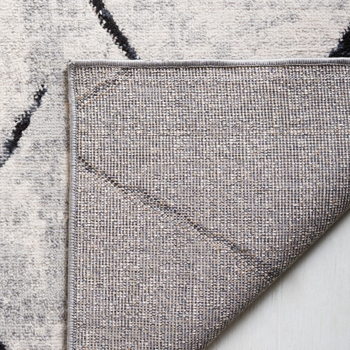Stylish Modern Power Loomed Area Rug - Durable Polyester & Cotton Blend for Living Spaces
