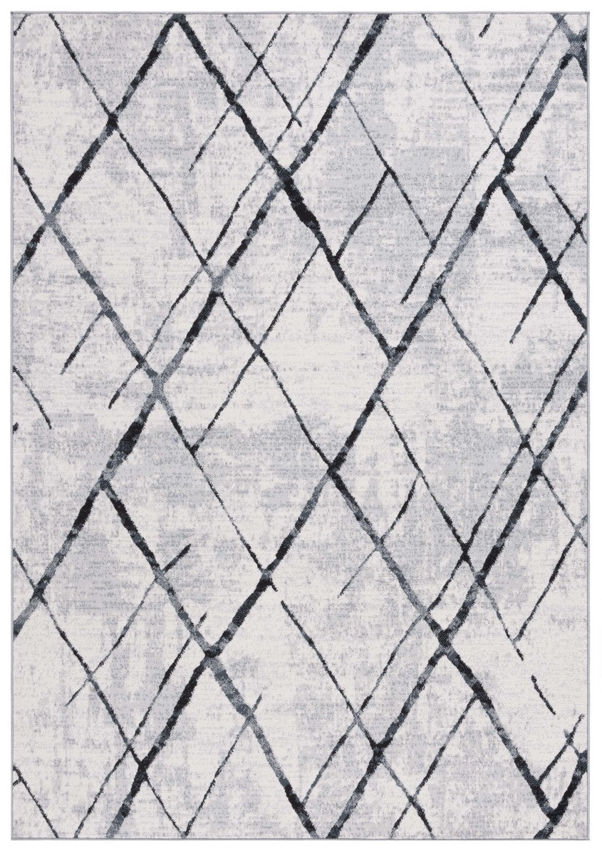 Stylish Modern Power Loomed Area Rug - Durable Polyester & Cotton Blend for Living Spaces