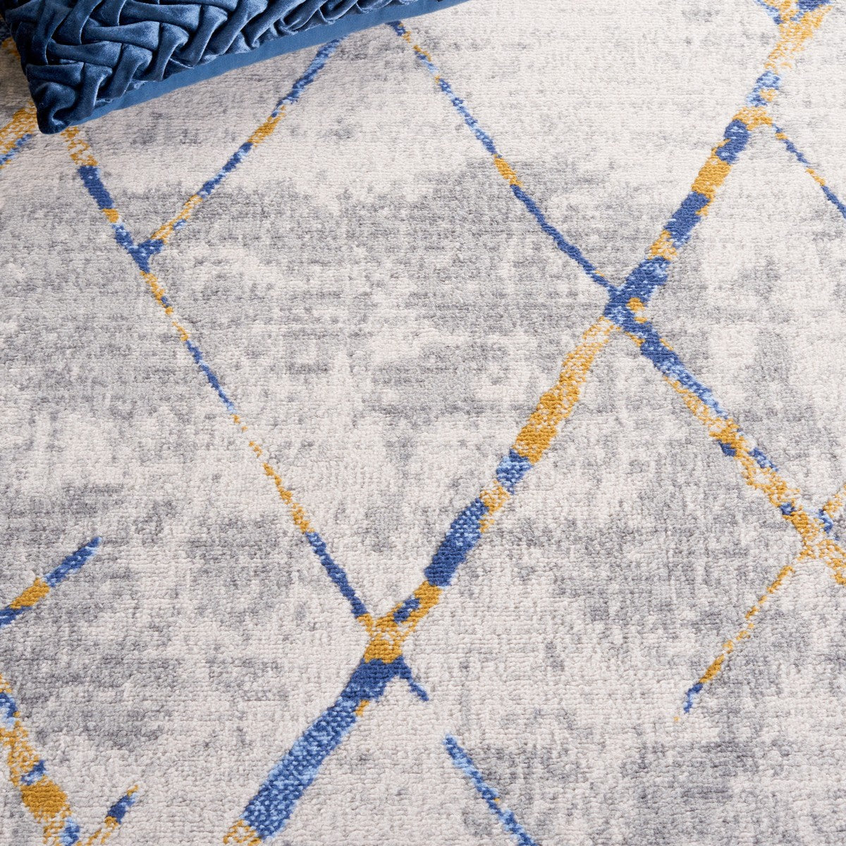 Stylish Modern Power Loomed Area Rug - Durable Polyester & Cotton Blend for Living Spaces