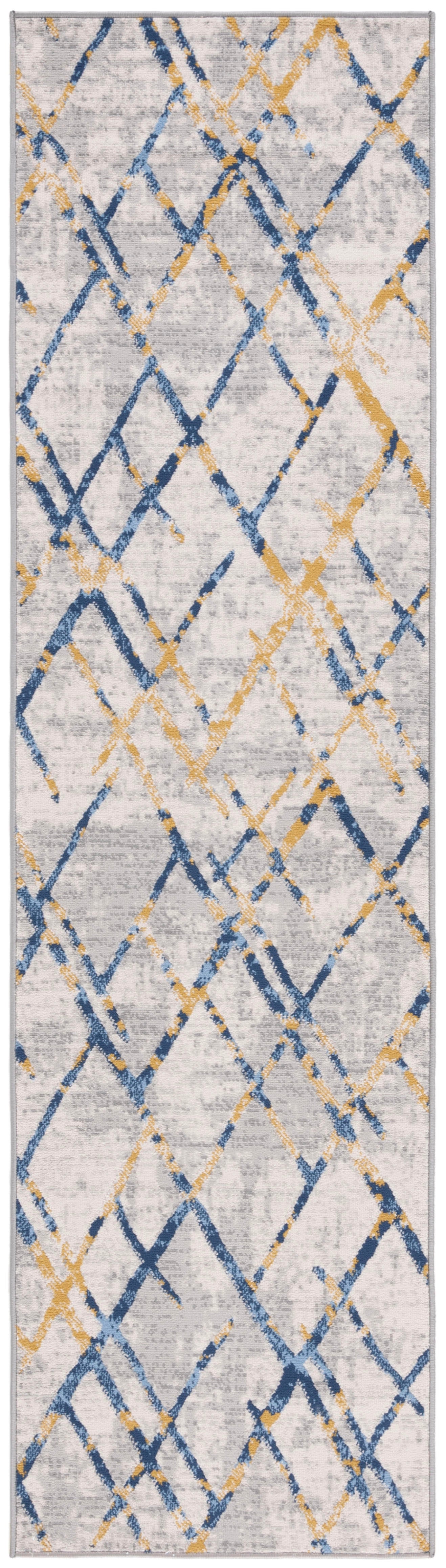 Stylish Modern Power Loomed Area Rug - Durable Polyester & Cotton Blend for Living Spaces